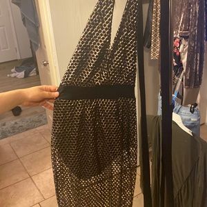 Knee high mesh sexy dress